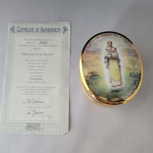1995 Ardleigh-Elliott "Our Lady of La Salette" Music Box By Hector Garrido NEW